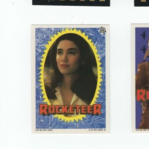 4 Vintage Topps The Rocketeer The Walt Disney Company Trading Cards Sticker 1066 - Picture 7 of 10